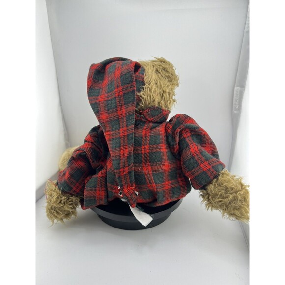 Abc Distributing Brown Bear Plush Plaid Pajamas Bunny Rabbit Slipper Lodge - Picture 9 of 12